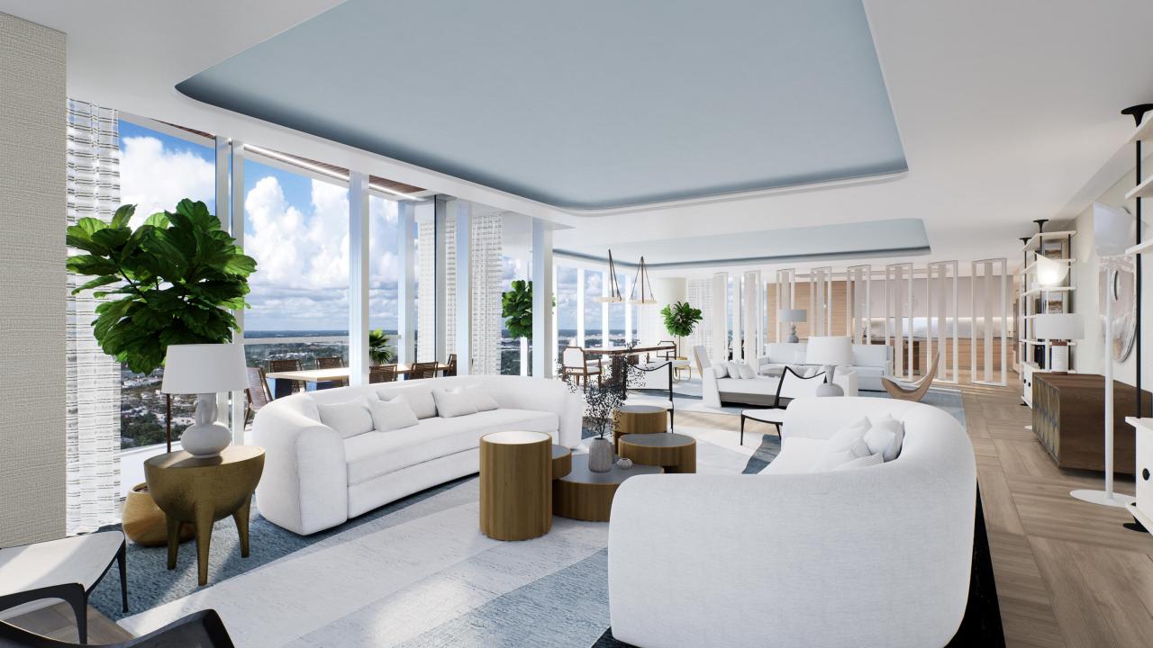 1309 S Flagler Drive 2202, Forte On Flagler, West Palm Beach, Florida 33401
