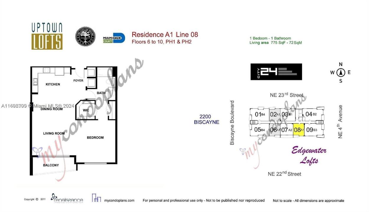 2275 Biscayne Blvd PH108, Miami, Florida 33137, USA