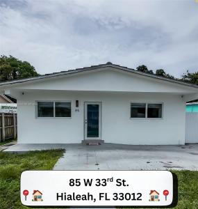 85 W 33rd St, Hialeah, Florida 33012, USA