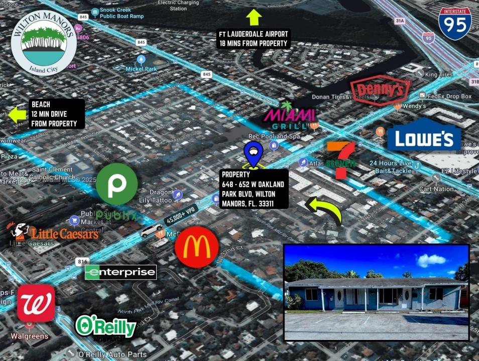 648 W Oakland Park Blvd, Wilton Manors, 佛羅里達州 33311, 美國