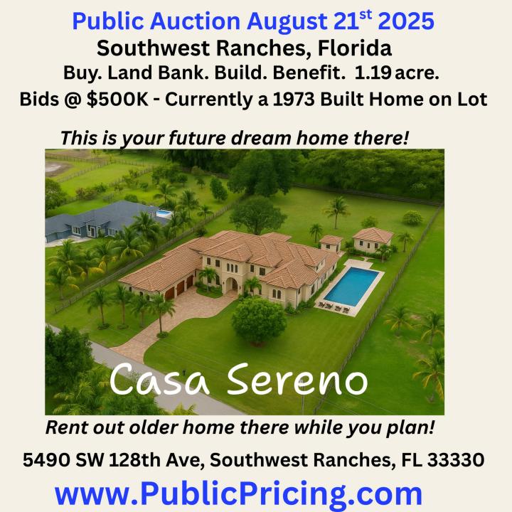 5490 SW 128 Avenue, Southwest Ranches, Flórida 33330, Estados Unidos