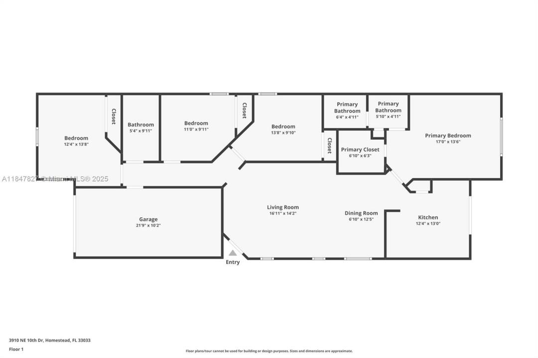 3910 NE 10th Dr, Homestead, Floride 33033, États-Unis