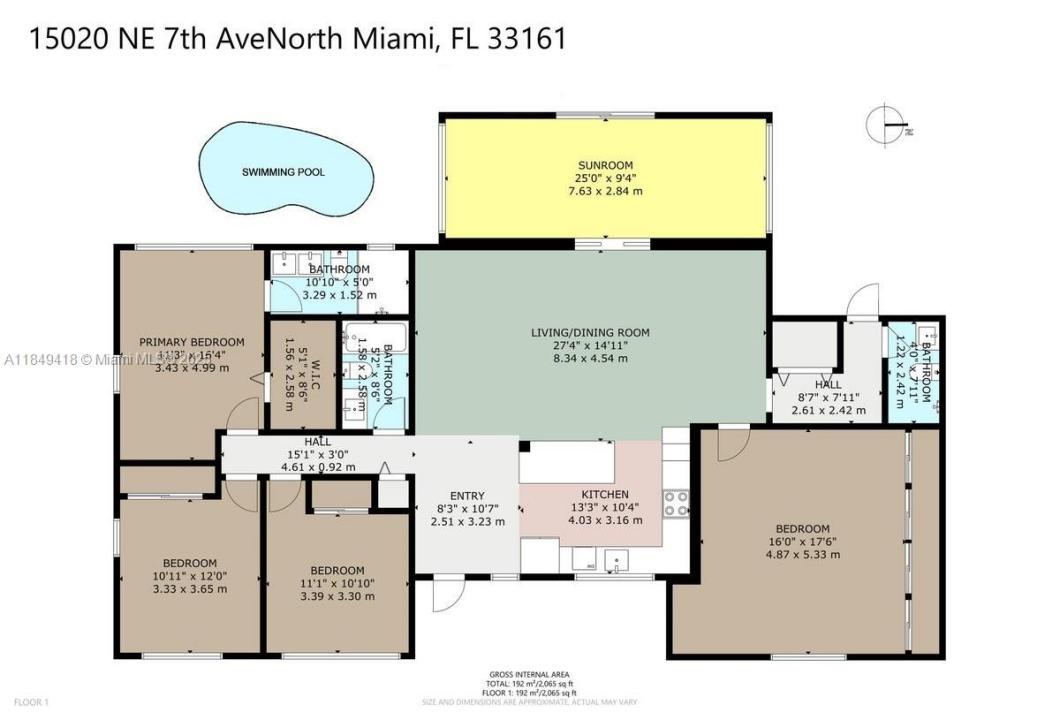 15020 NE 7th Ave, Miami, Florida 33161, Amerika Birleşik Devletleri