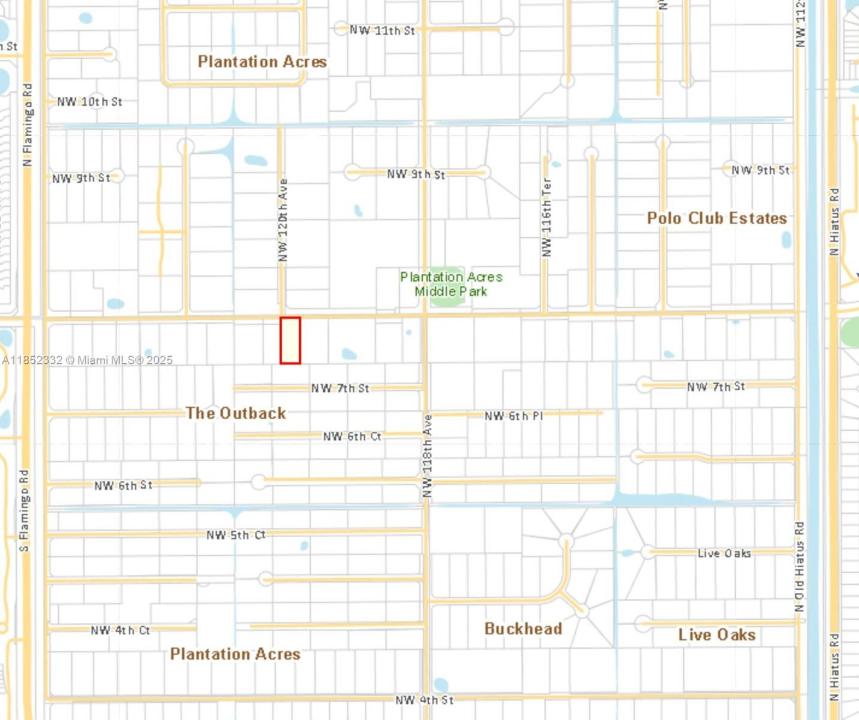 11930 NW 8TH ST LOT 1, Plantation, فلوريدا 33325, الولايات المتحدة