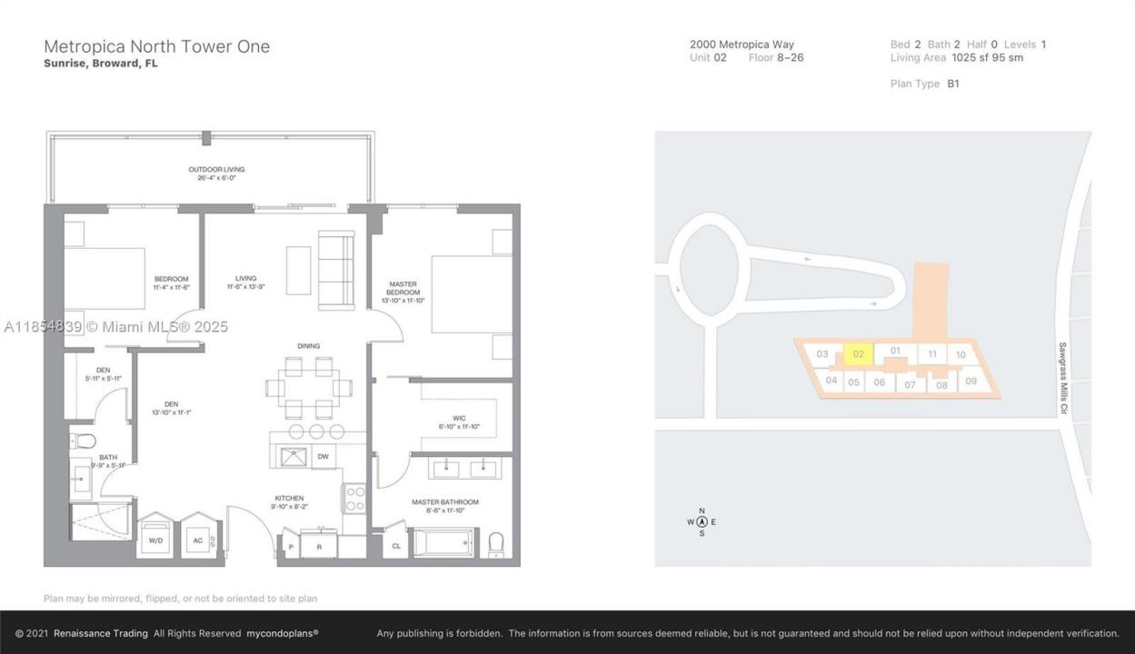 2000 Metropica Way 2502, Sunrise, فلوريدا 33323, الولايات المتحدة