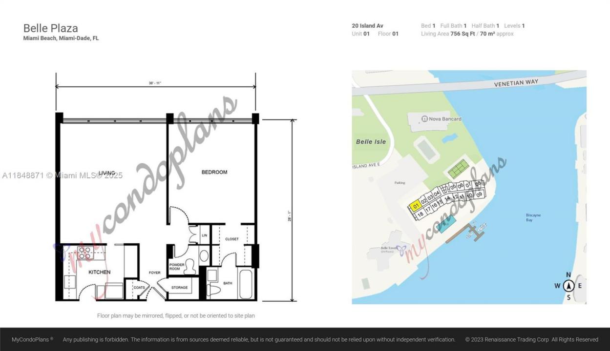 20 Island Ave 101, Miami Beach, 佛羅里達州 33139, 美國