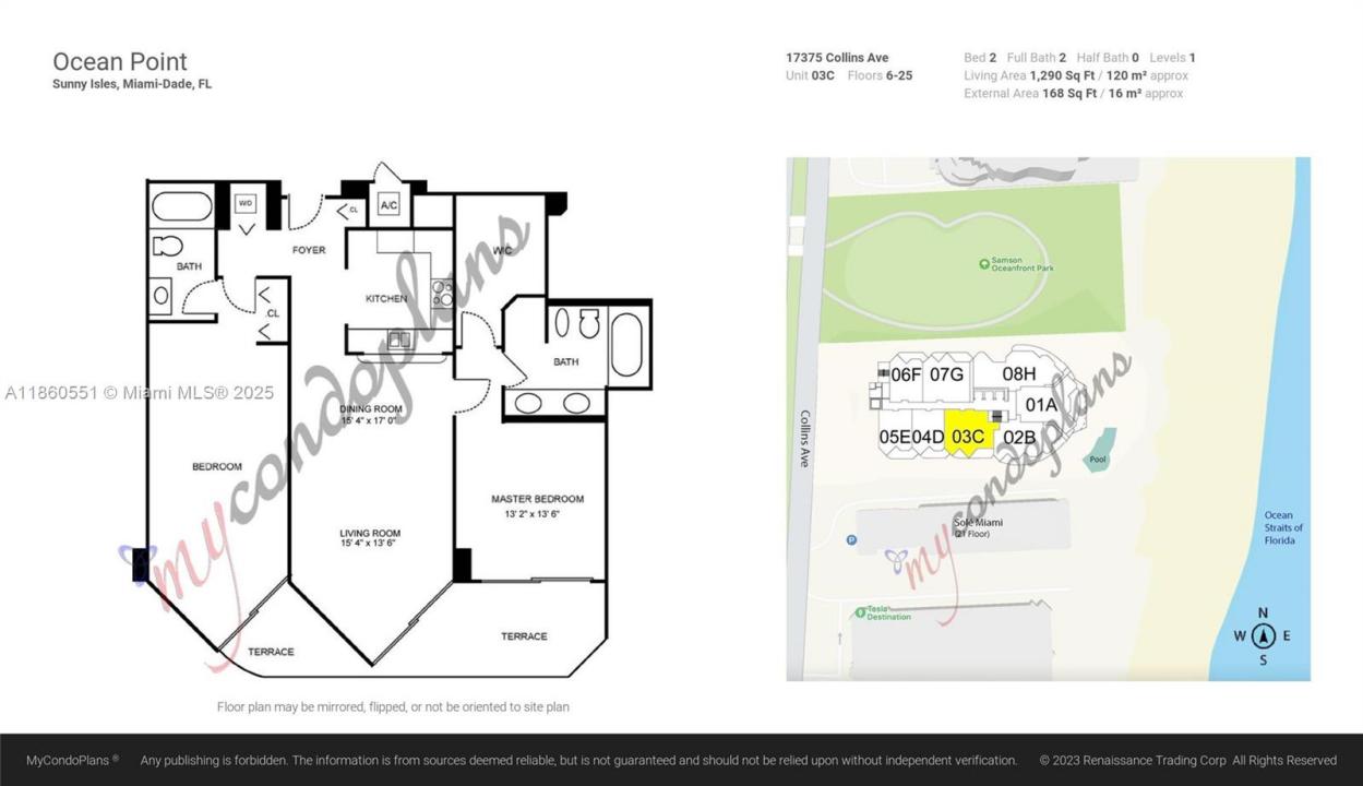 17375 Collins Ave 2003, Sunny Isles Beach, Florida 33160