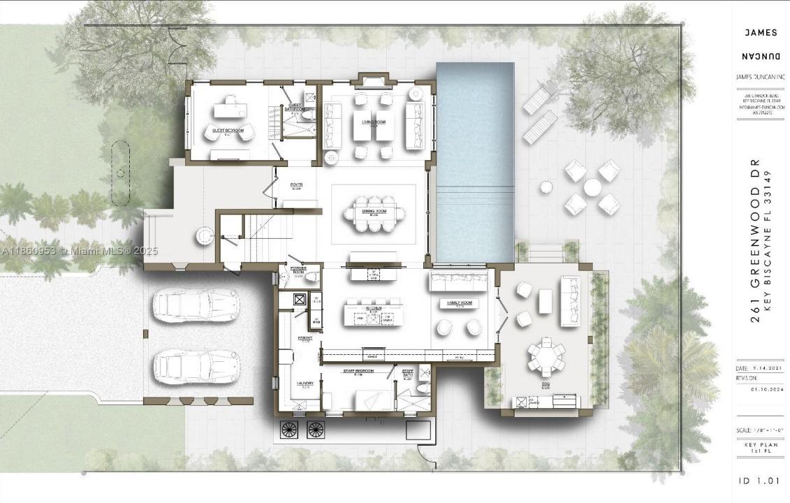 261 Greenwood Dr, Key Biscayne, Floride 33149, États-Unis