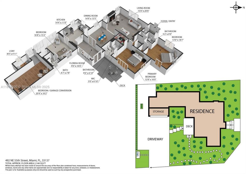 492 NE 55th St, Miami, 플로리다 33137, 미국