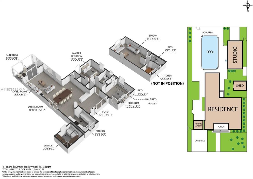 1146 Polk St, Hollywood, Floride 33019, États-Unis