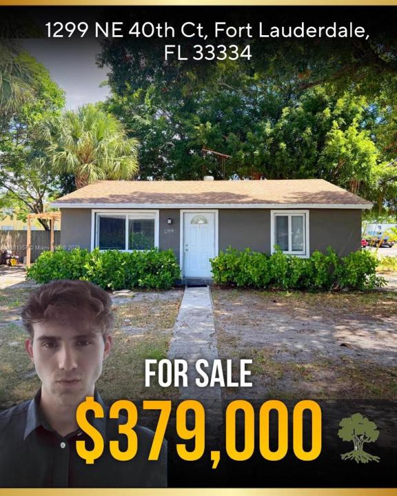 1299 NE 40th Ct, Oakland Park, Flórida 33334, Estados Unidos