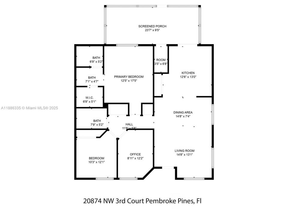 20874 NW 3rd Ct, Pembroke Pines, 佛罗里达州 33029, 美国