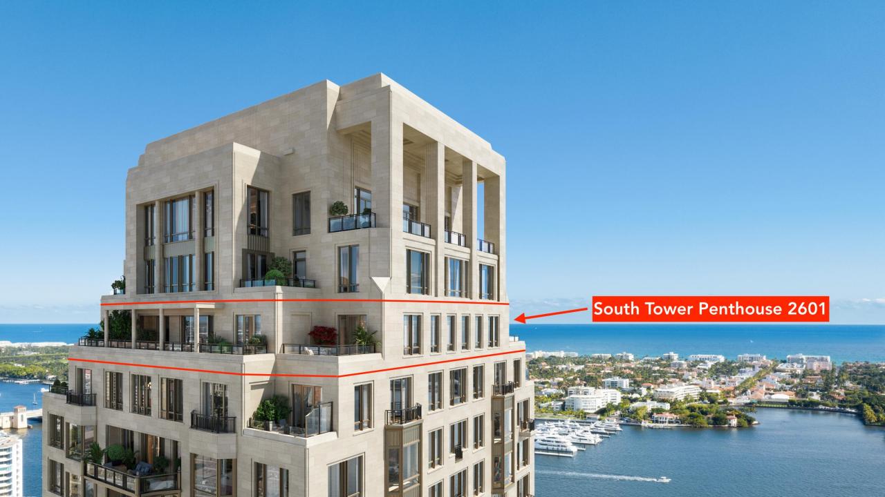 1355 S Flagler Drive Ph 2601, South Flagler House, West Palm Beach, Florida 33401, Estados Unidos