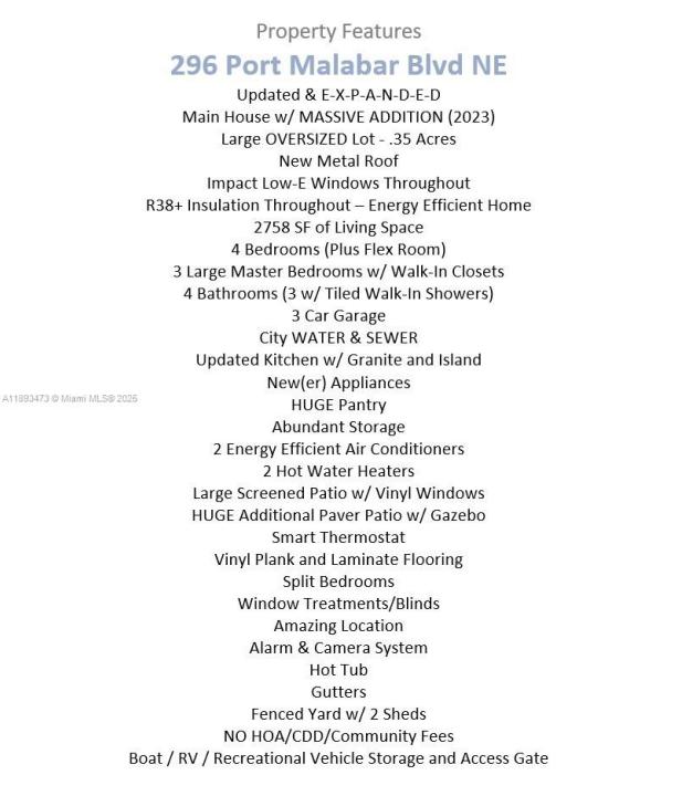 296 Port Malabar Blvd NE, Palm Bay, 佛罗里达州 32905, 美国