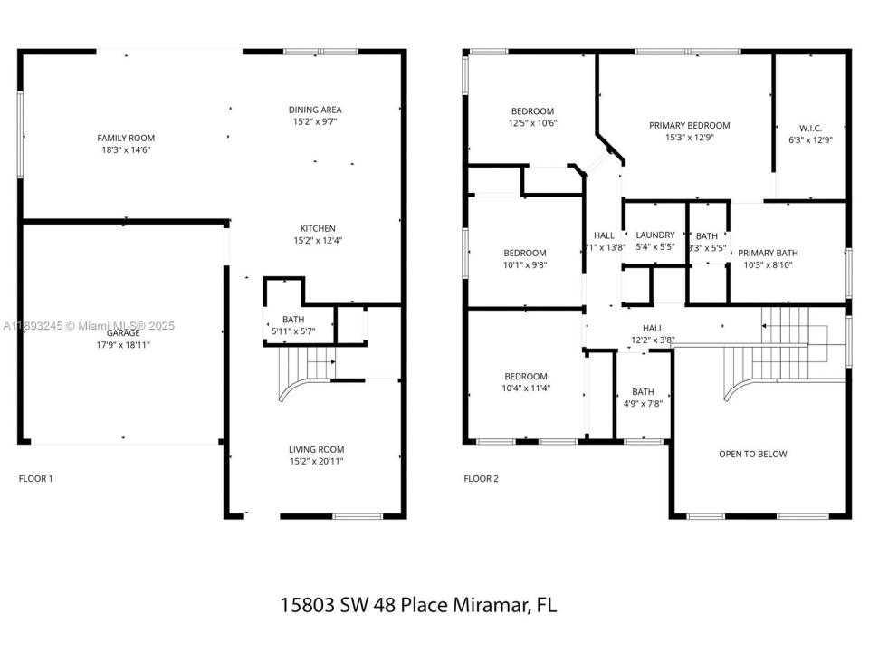 15803 SW 48th Pl, Miramar, Florida 33027, Amerika Birleşik Devletleri