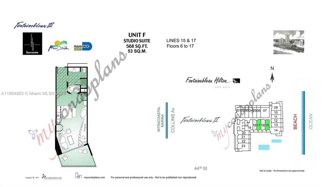 4391 Collins Ave 1717, Miami Beach, Флорида 33140, Соединенные Штаты