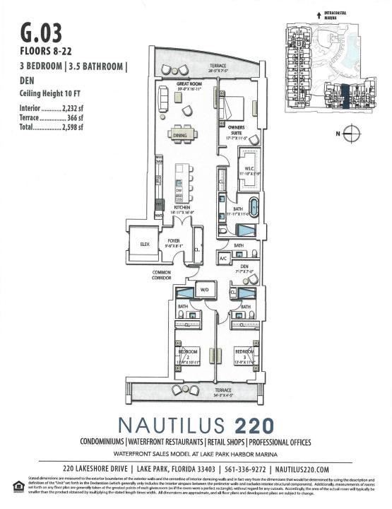 220 Lake Shore Drive 1906, Nautilus 220, Lake Park, 佛罗里达州 33403, 美国