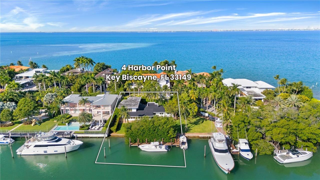 4 Harbor Pt, Key Biscayne, Flórida 33149, Estados Unidos