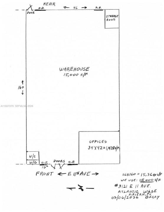 3121 E 11th Ave 3121, Hialeah, フロリダ 33013, アメリカ合衆国