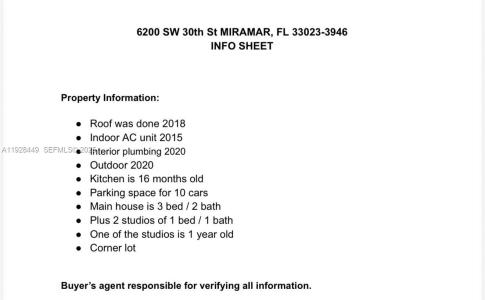 6200 SW 30 St, Florida 33023, USA