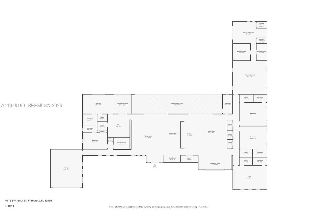 6175 SW 128th Street, Pinecrest, Floride 33156, États-Unis