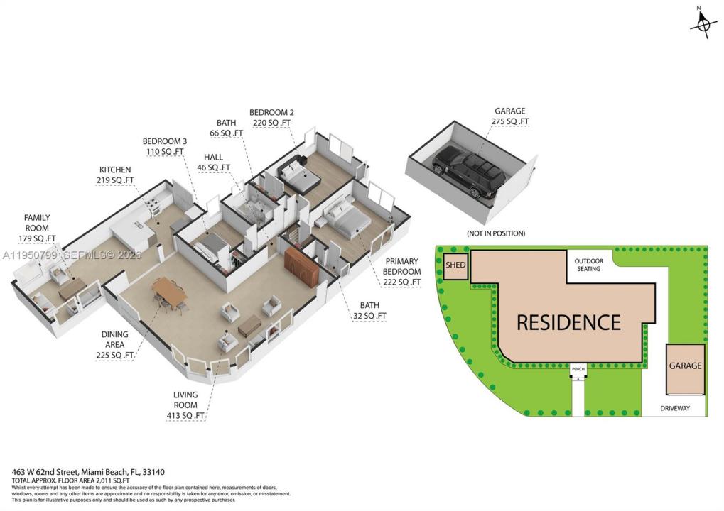 463 W 62nd St, Miami Beach, Floride 33140, États-Unis