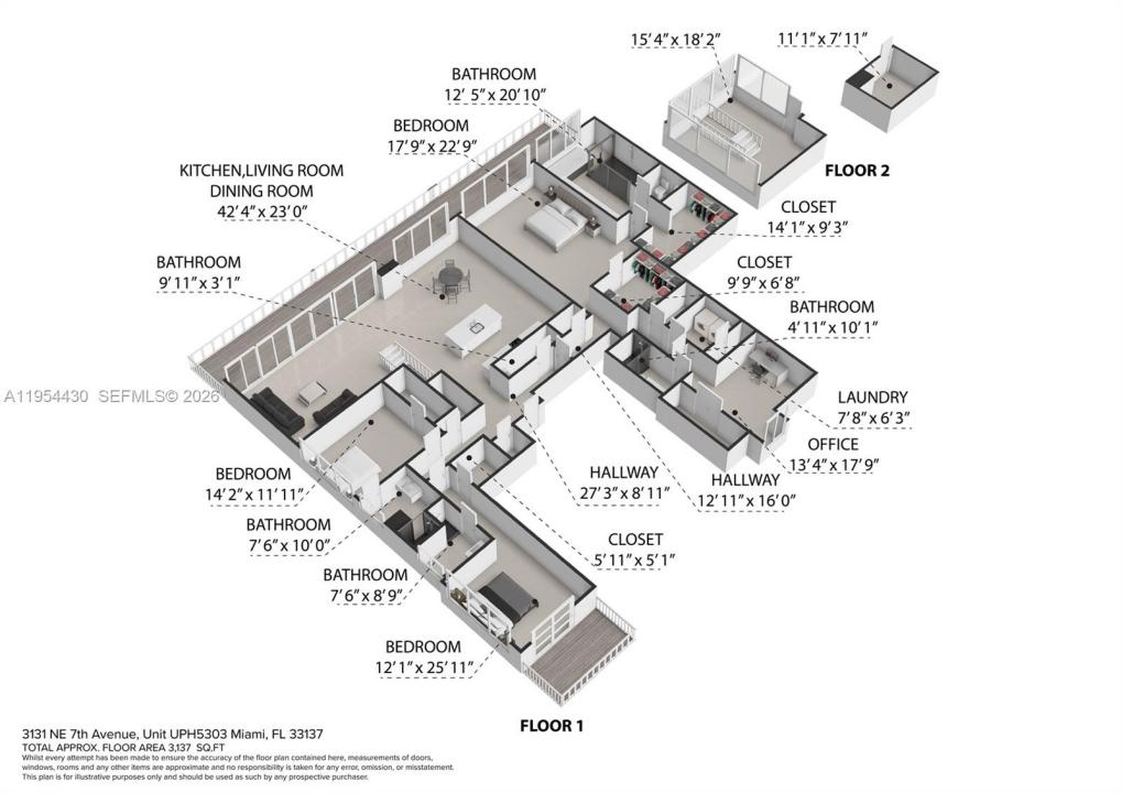 3131 NE 7th Ave UPH5303, Miami, Floride 33137, États-Unis