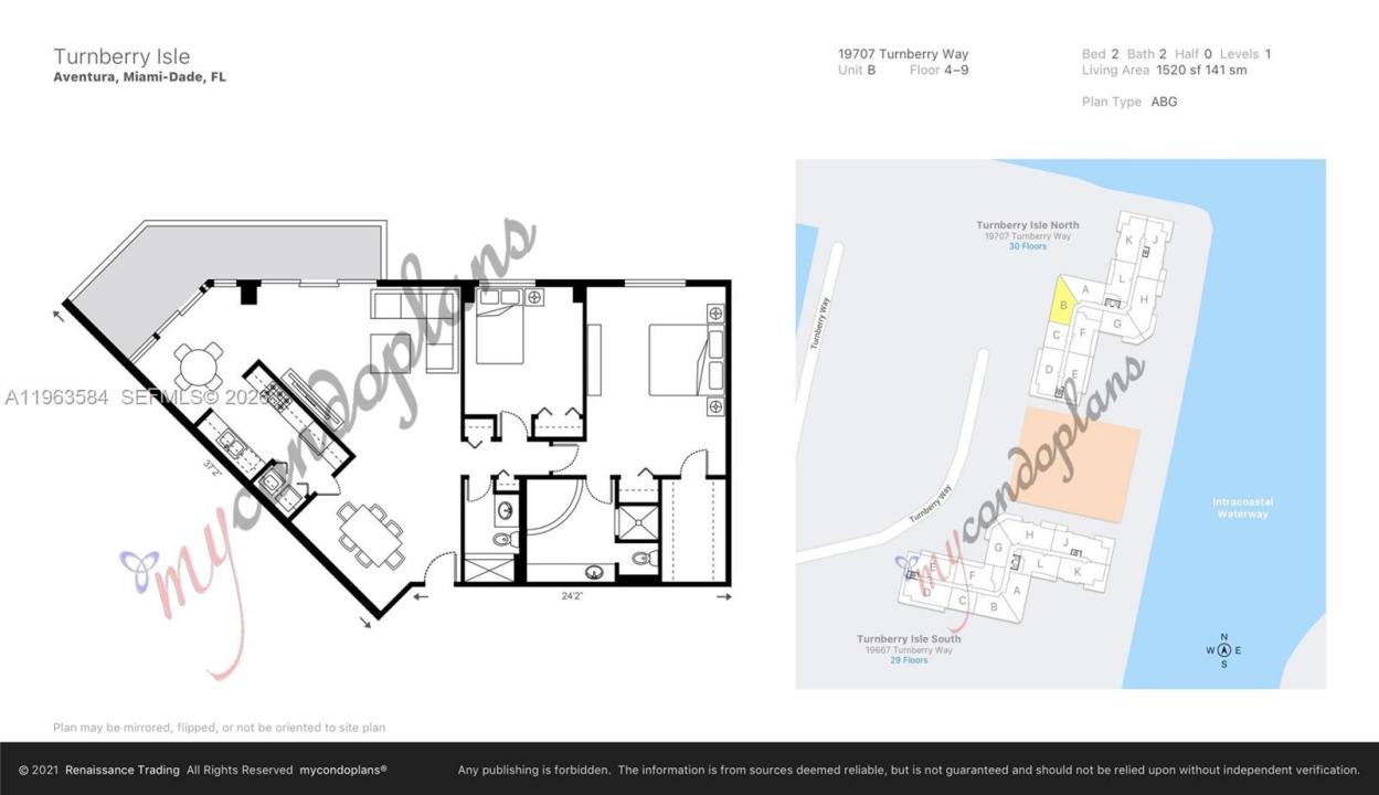 19707 Turnberry Way 8B, Aventura, Florida 33180