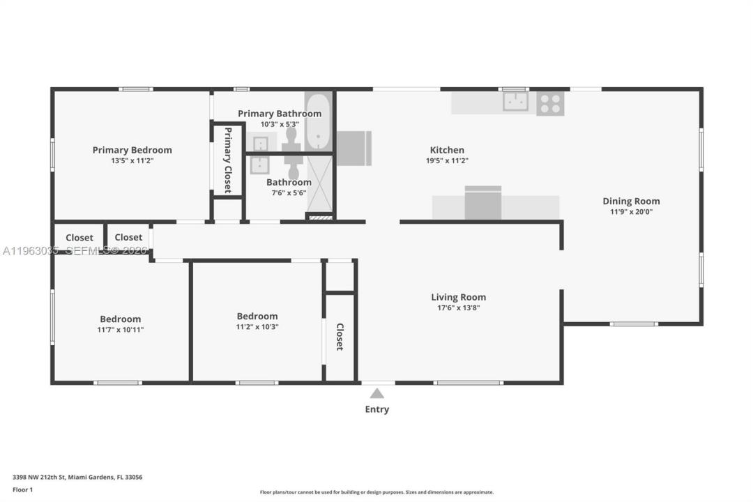 3398 NW 212th St, Miami Gardens, Florida 33056, Stati Uniti