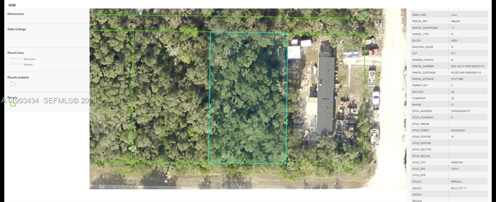 0 Rousseau Street, Floride 33597, États-Unis