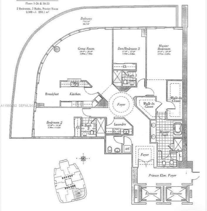 100 S Pointe Dr 506, Miami Beach, Floride 33139, États-Unis