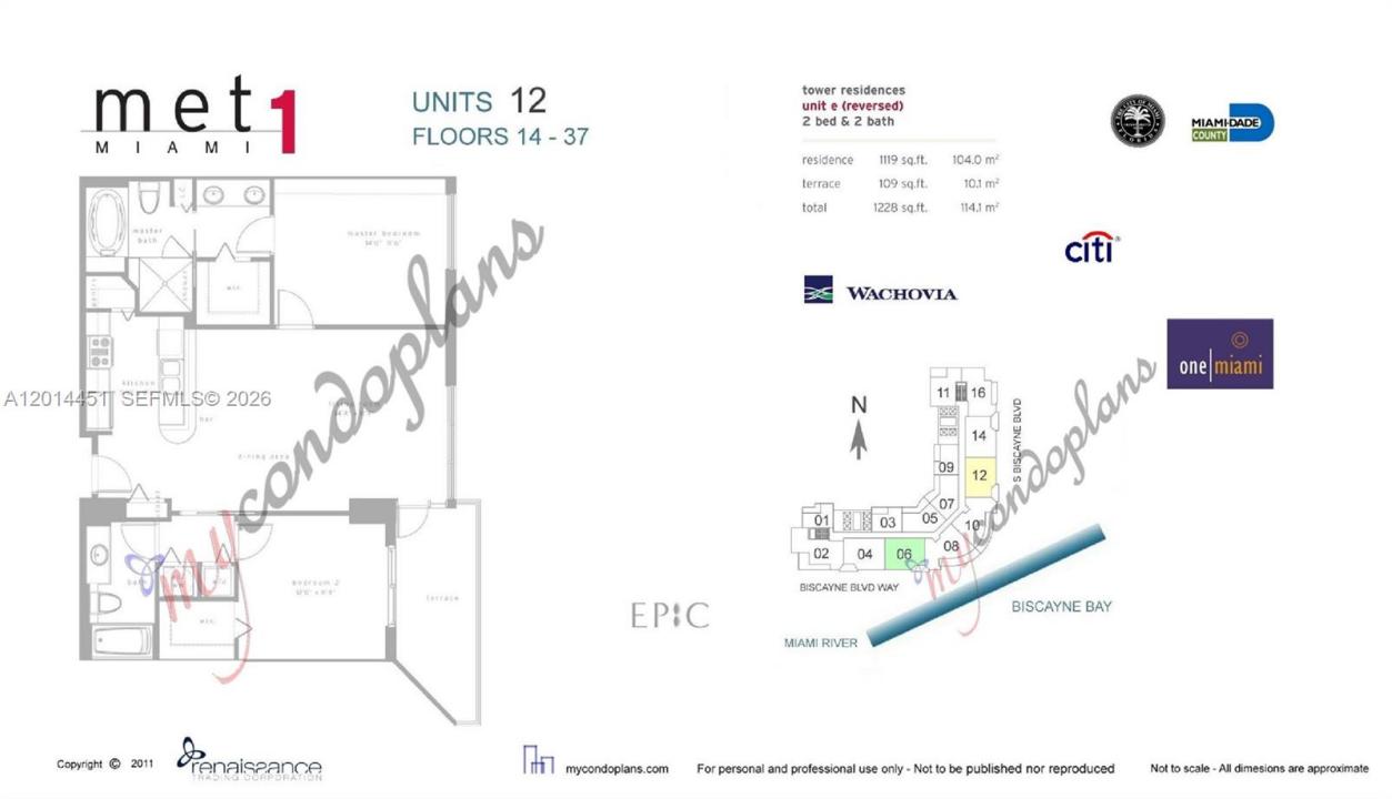 300 S Biscayne Blvd T-3212, Miami, Floride 33131, États-Unis