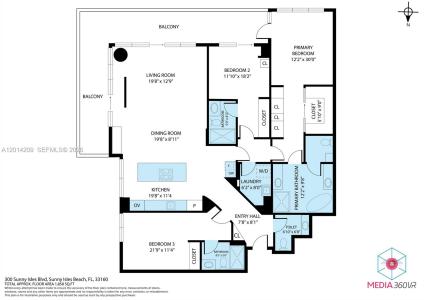300 Sunny Isles Blvd 4-1902, Sunny Isles Beach, Florida 33160, USA
