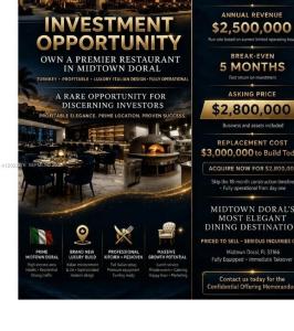 DORAL ITALIAN RESTAURANT, Doral, Florida 33178, USA