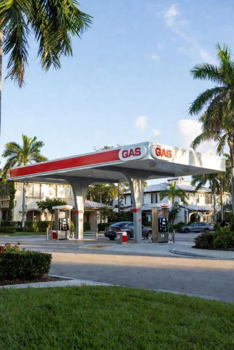 Gas Station, Miami, Florida 32009, USA