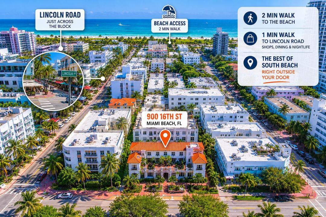 900 16th Street 102, Miami Beach, Floride 33139, États-Unis