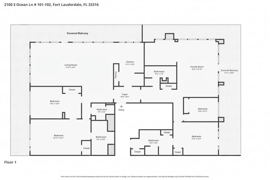 2100 S Ocean Lane 101-102, Fort Lauderdale, Floride 33316, États-Unis