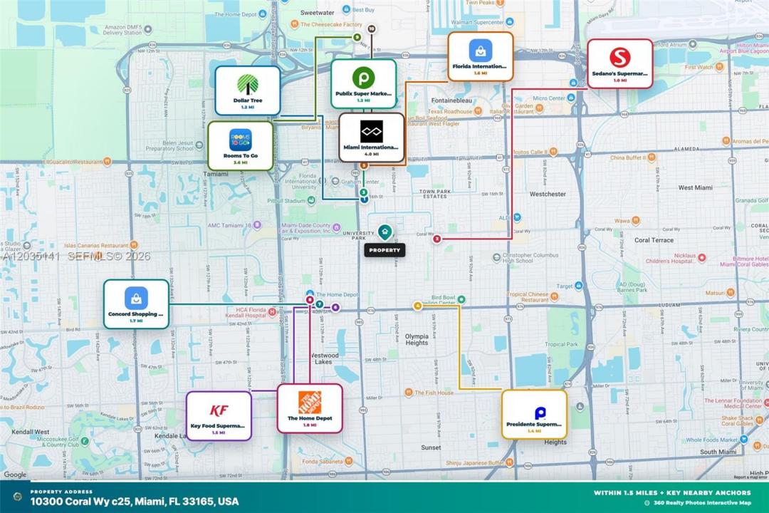 10300 Coral Way C25, Miami, Florida 33165, Stati Uniti