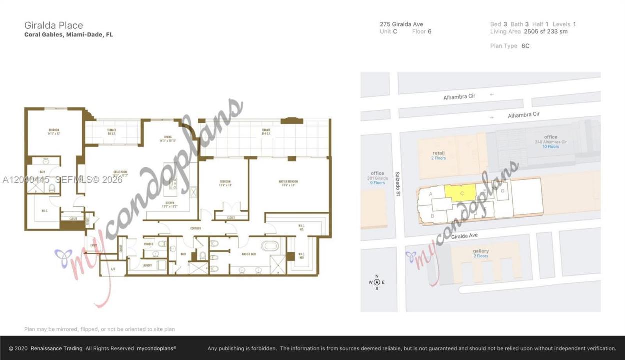275 Giralda Ave 6C, Coral Gables, Floride 33134, États-Unis