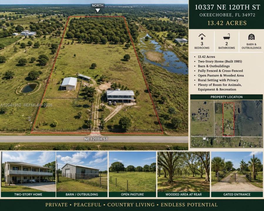 10337 NE 120TH, Okeechobee, Florida 34972, USA