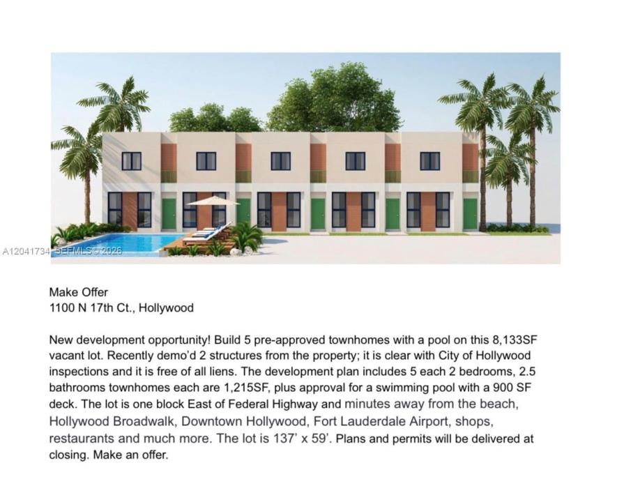 1100 N 17th Ct, Hollywood, Floride 33020, États-Unis