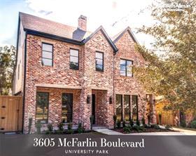 3605 McFARLIN Boulevard, University Park, تكساس 75205, الولايات المتحدة