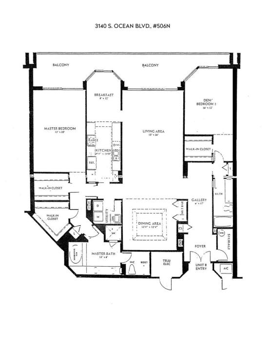 3140 S Ocean Boulevard 506n, Palm Beach, Florida 33480, Stati Uniti