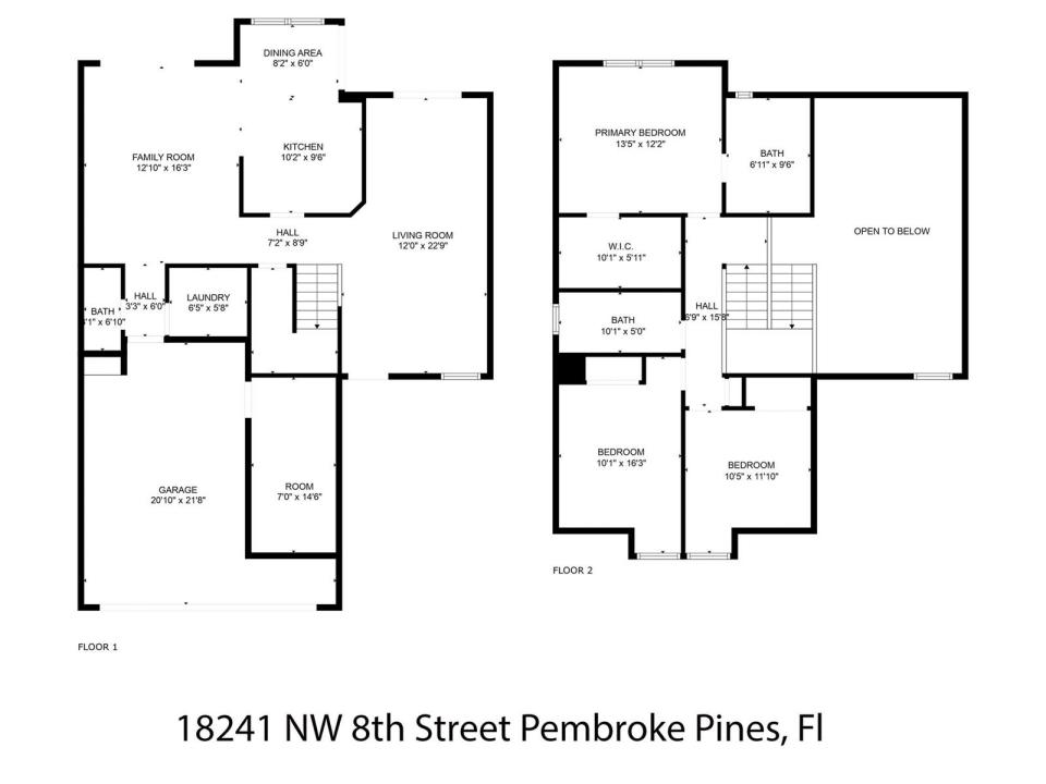 18241 NW 8th Street, Pembroke Pines, 플로리다 33029, 미국