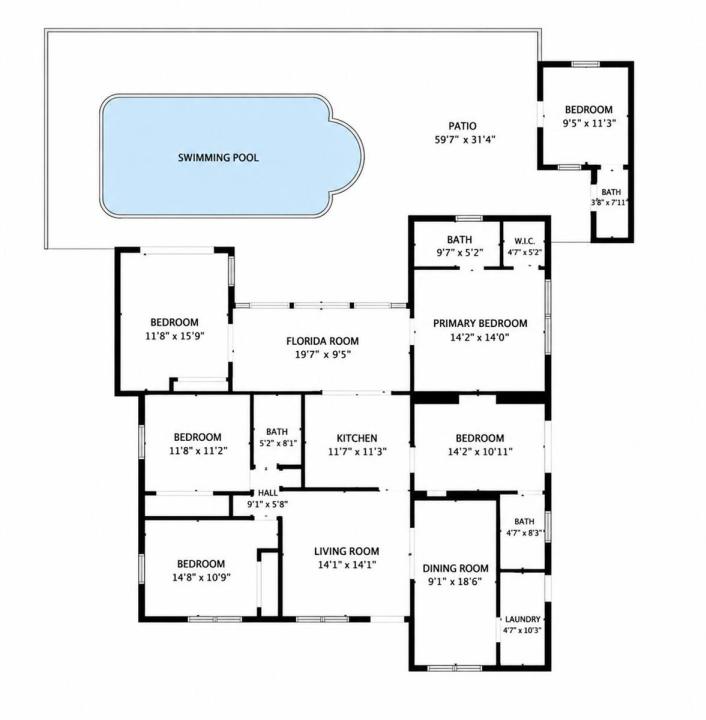 3024 NE 2nd Terrace, Wilton Manors, Floride 33334, États-Unis