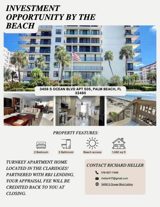 3456 S OCEAN Boulevard 5050, Palm Beach, Floride 33480, États-Unis