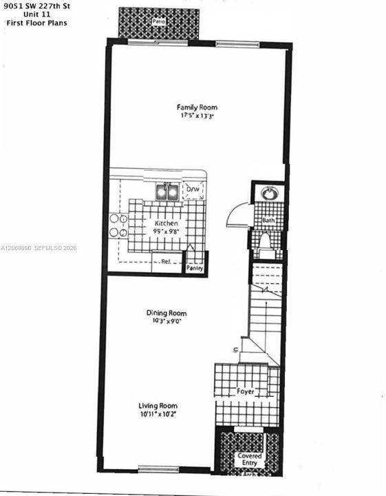 9051 SW 227th St 11, Cutler Bay, Floride 33190, États-Unis