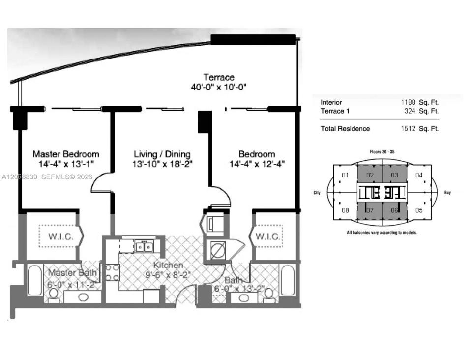 2101 Brickell Ave 3202, Miami, Florida 33129, Stati Uniti