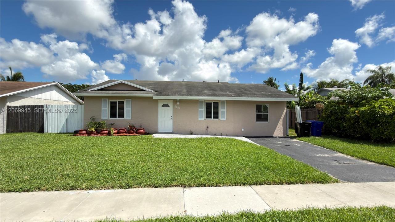 8151 SW 7th St, North Lauderdale, Floride 33068, États-Unis