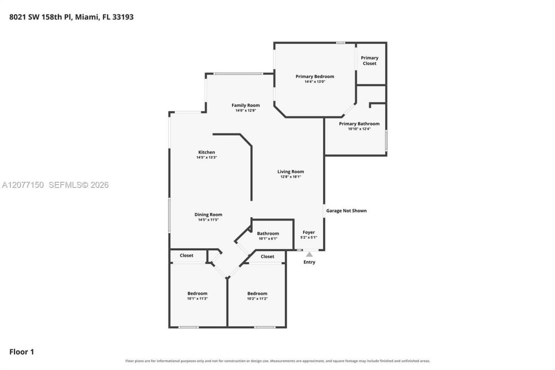 8021 SW 158th Pl, Miami, Florida 33193, USA